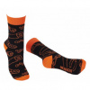 BENNON BENNONKY TOOL SOCKS BLACK/ORANGE Veselé ponožky 0904100067-45-47 45-47