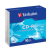 VERBATIM CD-R(10-Pack)Slim/EP/DL/52x/700MB 43415