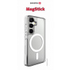 Zadný kryt Swissten Clear Jelly Magstick pre Samsung S24 FE priehľadný