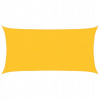 Slnečná plachta, 160 g/m², žltá, 2,5 x 4,5 m, HDPE