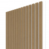 WALL CONCEPT akustický panel Dub eterna, biely filc + MDF, 2750x604x21 mm, 1,66 m2