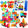 MAGNETICKÉ KOCKY VEĽKÉ 3D KONŠTRUKČNÉ PANELY VZDELÁVACIE VEĽKÝ SET XL