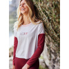 dámske tričko ROXY SOUL FEVER BLUES LS TEE Bright White - WBB0 M