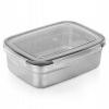Nádoba na potraviny obed kuchynská oceľová s tesnením lunchbox 1,25L