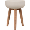 Refined Retro with feet Argon natural white 36x48 cm