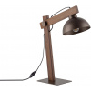 TK Lighting Oslo stolová lampa 1x15 W drevo-hnedá 5788