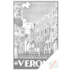 Vymalujsisam.sk Bodkovanie - Verona Farba: Čierna, Veľkosť: 40x60cm, Rám: Bez rámu, iba zrolované plátno