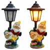 Solárna záhradná lampa dekorácia ozdoba socha figúrka trpaslík trpaslíci LED