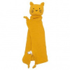 New Baby mušelínový usínáčik Cat mustard