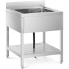 Royal Catering Mycí stůl RCSSS-70X70-S