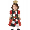 KOSTÝM DETSKÝ MALÁ KRÁĽOVNÁ SRDC HARLEQUIN KARNEVAL HALLOWEEN 98