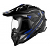 LS2 MX701 Explorer Carbon ADVENTURE Gloss Blue