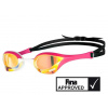 Plavecké okuliare Arena Cobra Ultra Swipe Mirror ružová