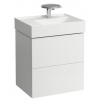 Laufen Kartell skrinka pod umývadlo 58x60x45 cm,2 zásuvky,vr. zásuv.organizéra,Biela Matná H4075680336401