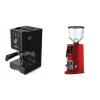 Gaggia Classic UP, black + Eureka Atom W 65, ferrari red