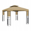 Pavilón Paramondo 300 x 400 x 270 m (Rám s krytom pre záhradný altánok Deluxe, 3x4 m, Béžová)