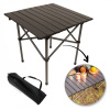 Paradox Skladací kempingový stolík CATERING 530 x 510 mm / Tmavohnedý