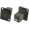 Adaptér XLR Zásuvka USB-C ™ na zásuvku USB-C ™ adaptér, vstavateľný CP30211MB Cliff Množstvo: 1 ks; CP30211MB