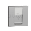 Schneider Electric Unica Dátová zásuvka 1xRJ45 Kat.6A FTP, 2 moduly, Aluminium
