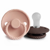 DVOJBALENIE CUMLÍKOV FRIGG ROPE BLUSH/ COCOA, 0-6M, SILIKÓN