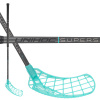 Florbalová hokejka Unihoc EPIC SUPERSKIN PRO 26 graphite/turq 96cmR-23