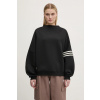 Mikina adidas Originals Neuclassics dámska, čierna farba, s nášivkou, JI8520