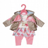 Zapf Creation Baby Annabell Oblečenie s bundou kvetinová bunda