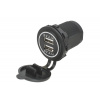 Adaptér z 12V na 2x USB 5V / 4.2 A bílý