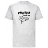 Prosím použi ho! - Sivá , Pánske , L