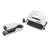 Set mini zošívačky a dierovačky Wow Mini, 10 listov, biela, kov, LEITZ