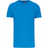 KARIBAN VINTAGE K3025IC / Pánske tričko z bio bavlny - tropical blue L