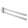 Grohe Selection - Dvojitý držiak na uteráky, otočný, supersteel 41063DC0