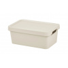 Tontarelli Úložný box MAYA XS s vekom - 4,2 l krémová 8034745210