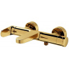 Cersanit INVERTO batéria vaňovo-sprchová nástenná 150mm, Gold+Gold páčka S951-284 S951-284