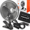 VEĽKÝ ROTAČNÝ VENTILÁTOR DO AUTA NASTAVITEĽNÝ OSCILÁCIA 12V
