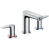 Hansgrohe 71733000 TALIS E 3-otvorová umývadlová batéria s odtokovou súpravou, chróm