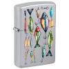 Zippo Fishing Hooks Design + možnost gravírování