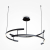 MAYTONI MOD054PL-L52B4K Závesné LED svietidlo LINE 230V, 52W, 4000K, 2200lm, CRI80, IP20, čierna