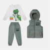 Character Unisex Kids Disney 3-Piece Fleece-Lined Gilet Toy Story 2-3 roky