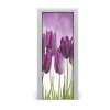 Fototapeta samolepiace fialové tulipány 75x205