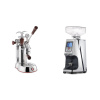 La Pavoni Esperto Abile + Eureka Atom 60, chrome