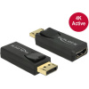 Delock 65573 DisplayPort / HDMI adaptér [1x zástrčka DisplayPort - 1x HDMI zásuvka] čierna; 65573