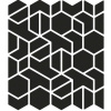 Reflexné nálepky Reflective Berlin Cubes-black uni