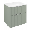 Sapho CIRASA STRIP umyvadlová skříňka 59,2x64x46cm, verde