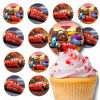 POPLATKY NA BÁBOVKY MUFFINKI sada na narodeniny 12ks - AUTÁ CARS ZYGZAK