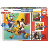 EDUCA Mickey a přátelé 4v1 12,16,20,25 dielov