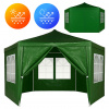 Záhradný pavilónový altánok, s oknami, zelený, MultiGarden