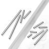 Náhradné titánová tyčinka s vnútorným závitom Veľkosť: 1,6 mm, Dĺžka / priemer: 25 mm