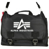 ALPHA INDUSTRIES Taška cez rameno Big A Oxford Courier Bag - čierna (101906/03)