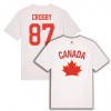 Kanada - Sidney Crosby White Hokejové Tričko M
